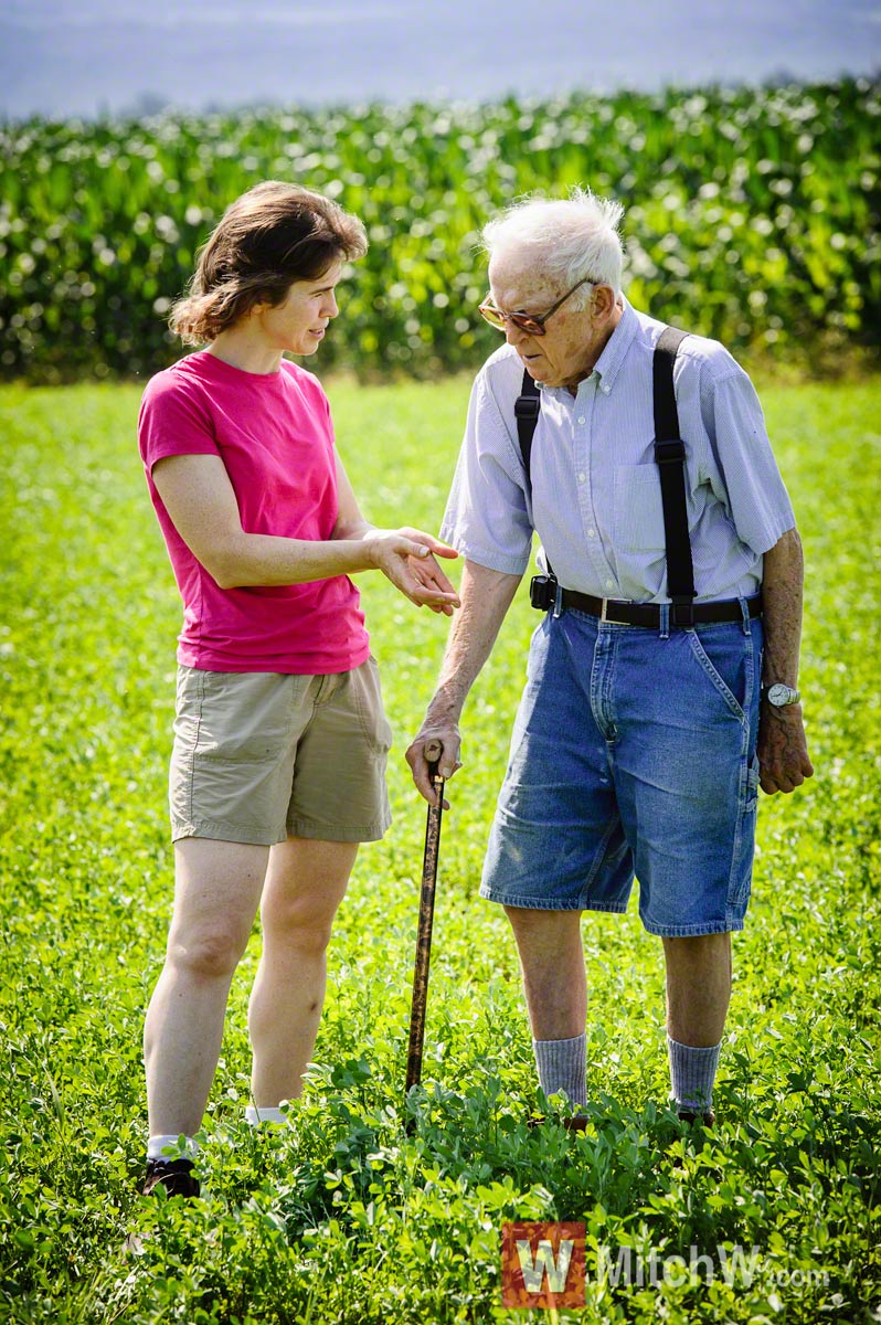 multiple generations on a dairy farm